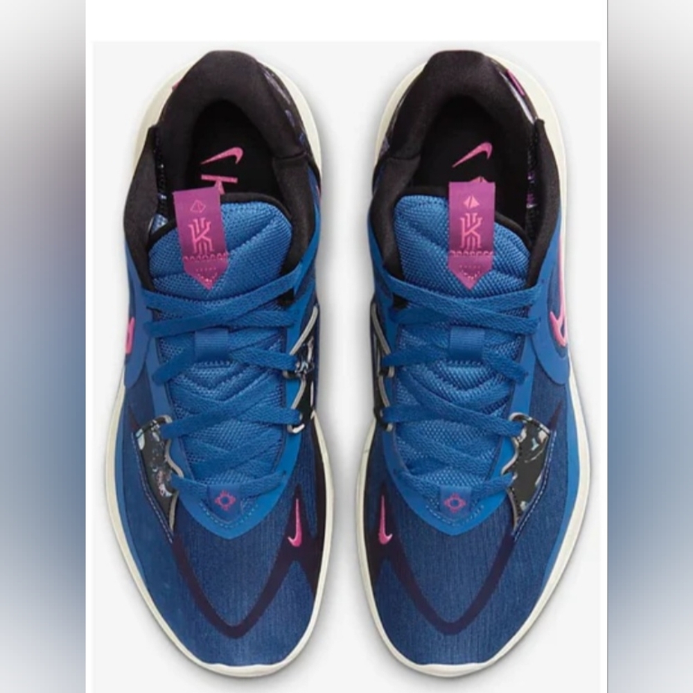 Nike Kyrie Low 5 Basketball Shoes Size 10.5 Dark Maria Blue